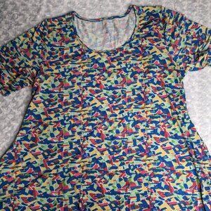 XL Geometric LuLaRoe Perfect T